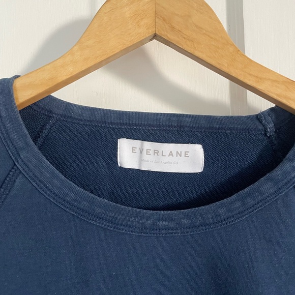 Everlane Deep Blue Crewneck Top - Picture 2 of 4